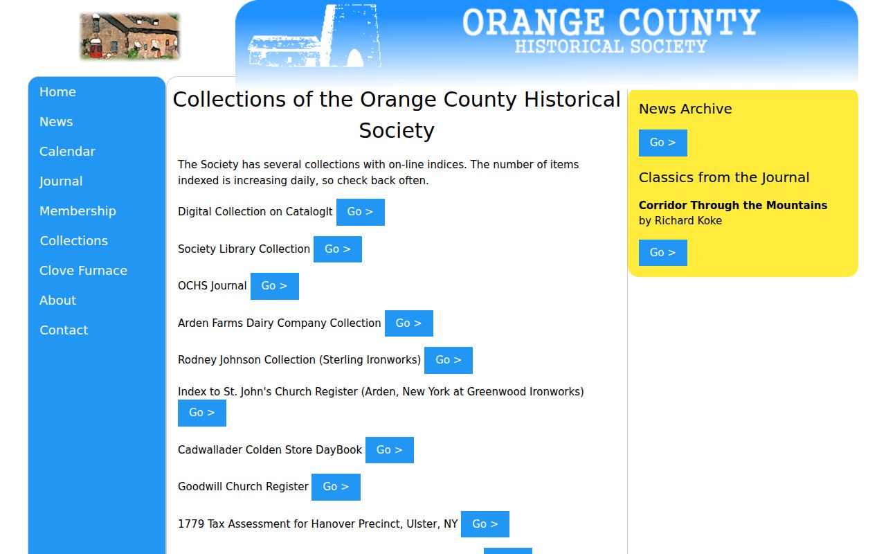 Orange County city directory research at the Orange County Historical Society collections