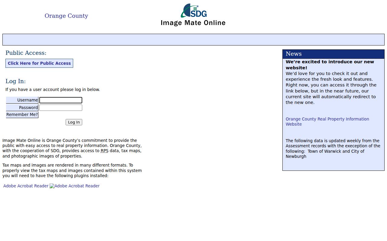 Orange County street directory Image Mate property search route